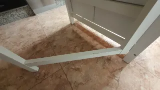 Mesa plegable IKEA blanca