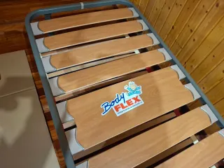 Somier Cama Nido Metálico y Madera