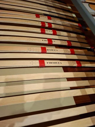 Somier Cama Nido Metálico y Madera