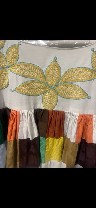 Vestito tipo mosaico colorato scatola 64