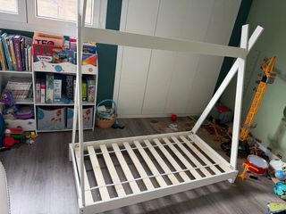 Cama infantil tipi blanca 140x70 cm