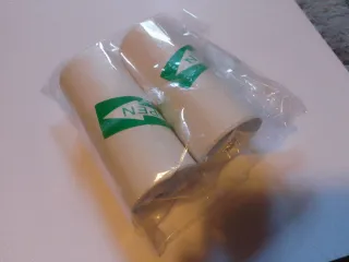 Nuovo lotto di 4 rotoli di carta termica adesiva