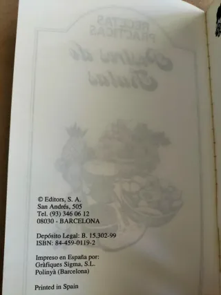 Libro Postres de frutas