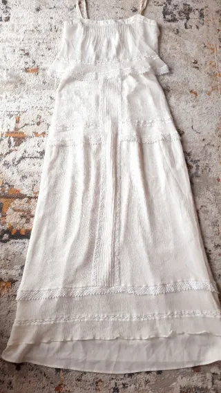 Vestido seda Massimo Dutti Talla S