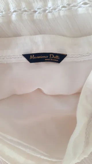 Vestido seda Massimo Dutti Talla S