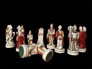 Scacchi Nigri made in Italy con scacchiera