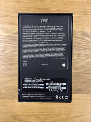 Iphone 3G 8GB negro