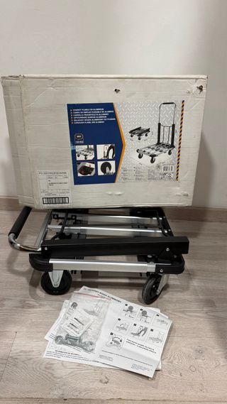 Carro plegable aluminio 150kg