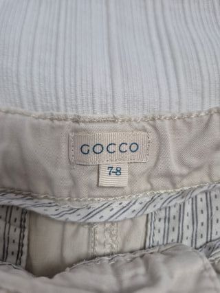 Bermuda Gocco beige 7-8 años