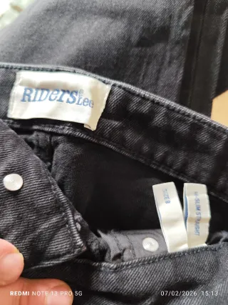 Jeans Lee Riders Slim Straight Neri