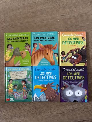 Libros de Cressida Cowell de los mini detectives