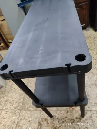 Estantería modular PVC negra/gris