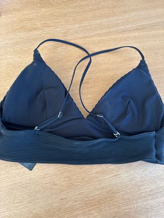 Top bikini H&M negro talla S sin estrenar talla 38
