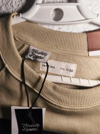 Sudadera Britney Spears Beige Talla L