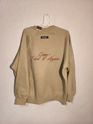 Sudadera Britney Spears Beige Talla L