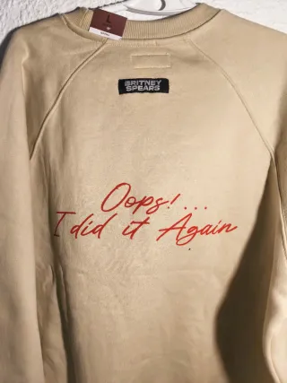 Sudadera Britney Spears Beige Talla L
