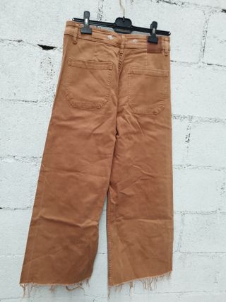 Pantalón Desigual ancho marrón