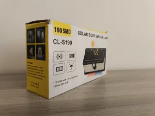 Faretto a led solare per esterno