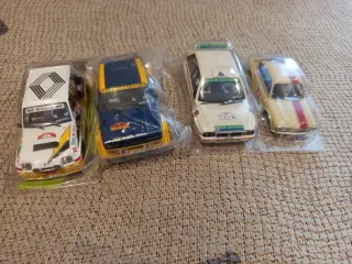 4 carrocerías Coches Scalextric Rally