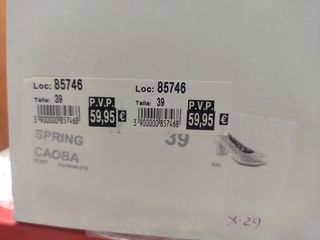 Zapatos salón NIZA estampado floral T39.