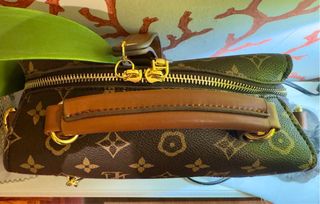 Bolso Vintage Logo Marrón Beige