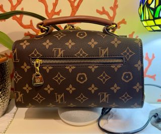 Bolso Vintage Logo Marrón Beige