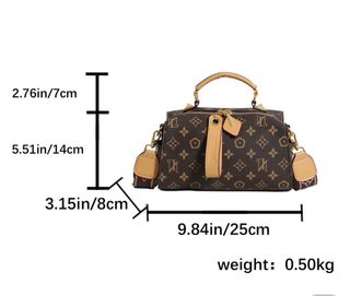 Bolso Vintage Logo Marrón Beige