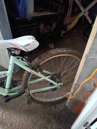 Bicicleta Mítica Katana S Rosa/Celeste