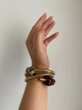 Pulsera Bimba y Lola dorada