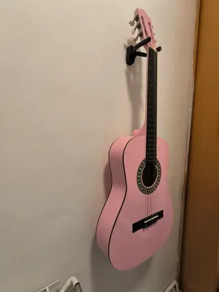 Guitarra acústica rosa Falcon