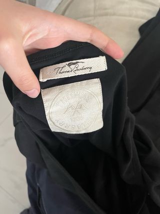 Jersey camiseta Thomas Burberry Vintage Negro