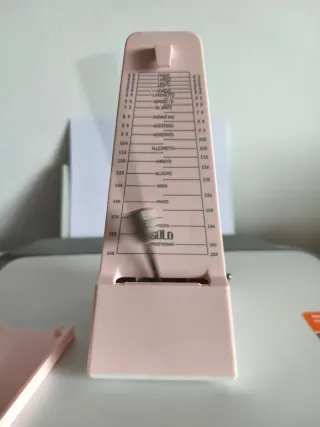 Metrónomo Mecánico Rosa