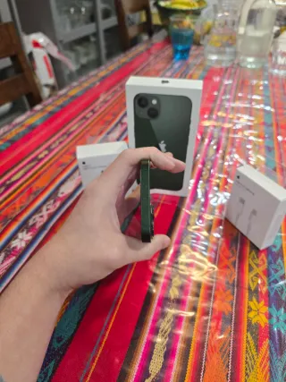 iPhone 13 verde 100%bat