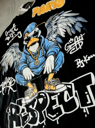 Camiseta Estampada Duck Angel