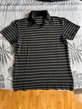 Polo de licra negro talla L