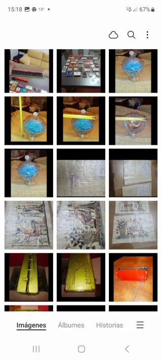 Lote de herramientas y figuras decorativas