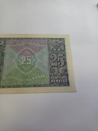 Billete 25 Pesetas Banco de España 1940