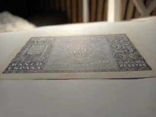 Billete 25 Pesetas Banco de España 1940