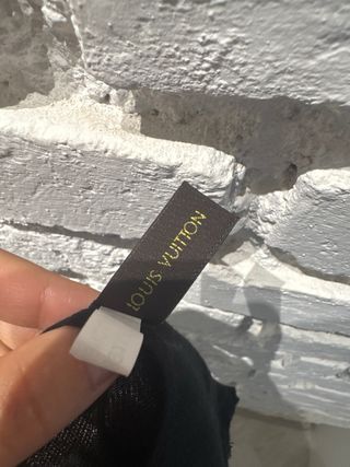 Sciarpa Louis Vuitton Nera Monogram