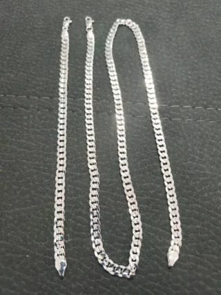 Colar e Pulseira Vigorys PRATA