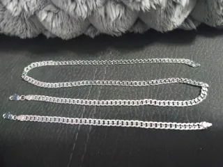 Colar e Pulseira Vigorys PRATA