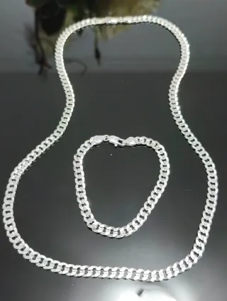 Colar e Pulseira Vigorys PRATA