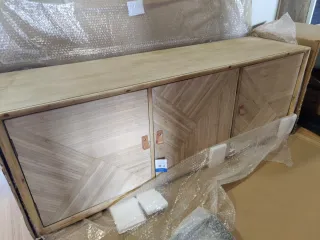 Aparador Mueble TV Madera Natural Nuevo