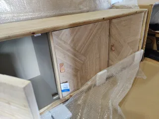 Aparador Mueble TV Madera Natural Nuevo