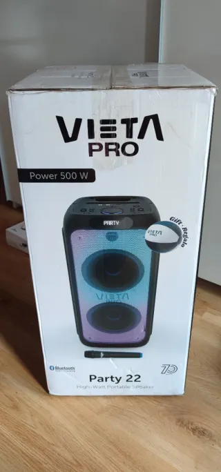 Altavoz Vieta Pro Party 22 500W Bluetooth