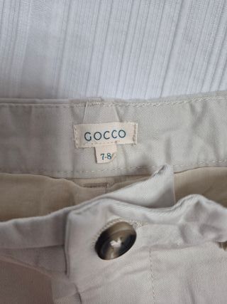 Bermuda Gocco crudo 7-8 años