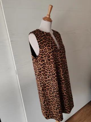 Scamiciata fantasia leopardata Tg M veste 44/46