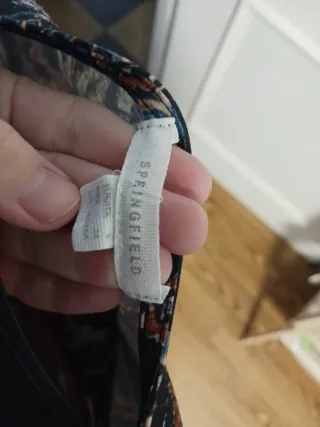 Vestido Springfield Talla S Estampado