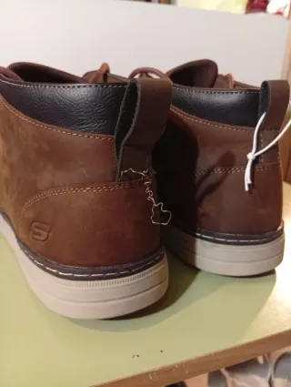 Botines Skechers Heston Hombre Talla 47.5 Marrón