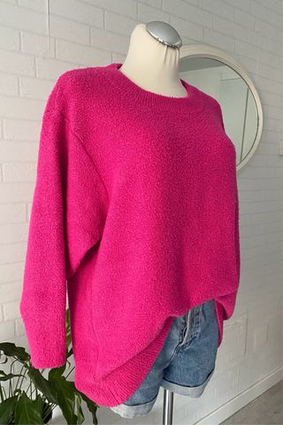 Jersey Zara Oversize Rosa Talla S